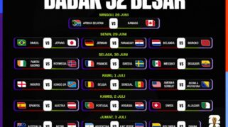 Jadwal 32 Besar Piala Dunia 2026